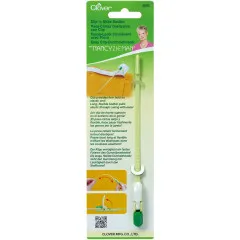 Verpackung der Durchziehnadel mit Porträt von Nancy Zieman und Produktbeschreibung