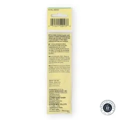 Rückseite der Clover Hera Marker Verpackung mit Produktinfos, Barcode und Materialangabe Harnstoffharz