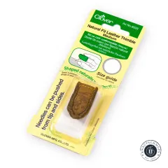 Clover Natural Fit Leder Fingerhut (Gr. M)