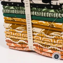 Nahaufnahme des Rising Sun Designmusters
