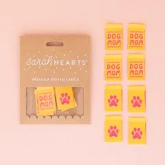 Sarah Hearts Label - Dog Mom