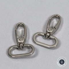 ByAnnie's - 1inch Swivel Snap Hook - Nickel (Drehbarer Karabinerhaken)