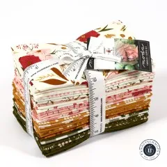 Gebundenes Moda Fat Eight Bundle Evermore mit floralen Stoffen in Creme, Rosa, Gold und Olivgrün