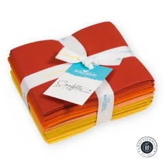 Riley Blake Basic - Confetti Cotton Solid - Fat Quarter Bundle - Orange