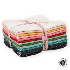 Frontalansicht des Fat Quarter Bundles Country Confetti mit vollständigem Farbverlauf