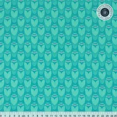 Freespirit Baumwoll Designerstoff - Mythical - Aqua