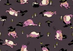 Ruby Star Society - Freaky Familiars - Frogmiliars - Eggplant