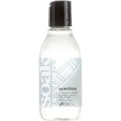 Soak-Flasche "Scentless" gerade von vorne fotografiert vor weißem Hintergrund.