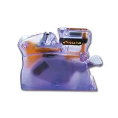 Nadeleinfädler-Gerät ohne Verpackung in Frontalansicht mit Beschriftung „Thread Slot"