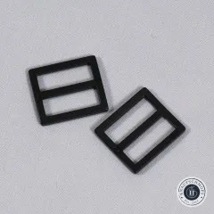 ByAnnie's - 1inch Slider - widemouth, flat - Black metal