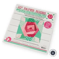 It's Sew Emma Quilt Block Foundation Paper (FPP) - 10" Paper Roses