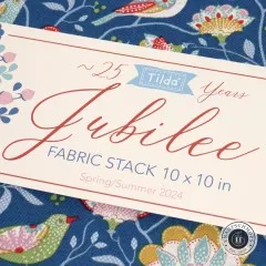 Nahaufnahme des Jubilee-Kollektionsetiketts mit Jubiläumsschriftzug.