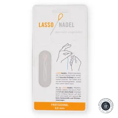 Vorderseite der Verpackung Lasso Nadel Professional 0,5 mm mit Produktinfos