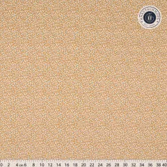 Tilda Lillian Ochre Baumwollstoff in voller Musterbreite mit Lineal von 0 bis 40 cm