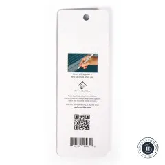 Rückseite der Verpackung mit Sicherheitshinweisen, Barcode und QR-Code zum Taylor Seville Magic Marking Pen.