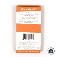 Anwendungsfoto: Magnetnadeln stecken in dickem Stoffmaterial