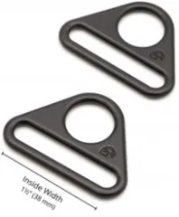 Maßangabe des Dreiecksrings: Innenbreite 1½ Zoll (38 mm)