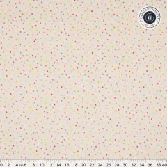 Baumwollstoff Mini Starry Multi in voller Breite mit Maßstab bis 40 cm