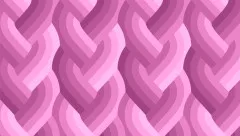 Nahaufnahme des Flechtmusters der Echo-Kollektion in leuchtendem Magenta