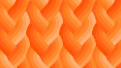 Nahaufnahme des Flechtmusters der Echo-Kollektion in kräftigem Orange