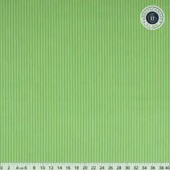 Musterausschnitt des Streifenstoffs mit Zoll-Lineal (Inch) zum Größenvergleich