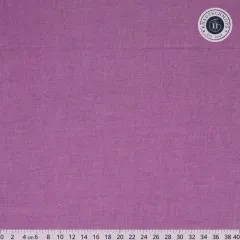Musterausschnitt des Chambray-Gewebes mit Zentimeter-Maßstab (40cm)