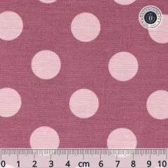 Tilda Baumwollstoff - Chambray Dots, Mauve
