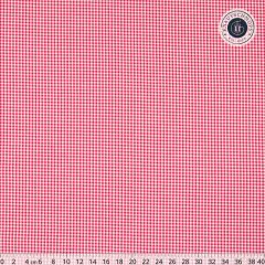 Musterausschnitt des Gingham-Karos mit Zentimeter-Maßstab (40cm)