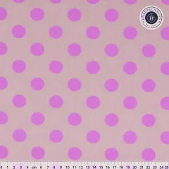 Tula Pink Baumwollstoff - Neon True Colors - Pom Pom - Mystic