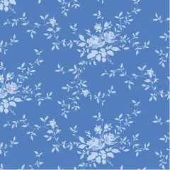 Detailaufnahme der Rosenranke mit Blättern und Blüten