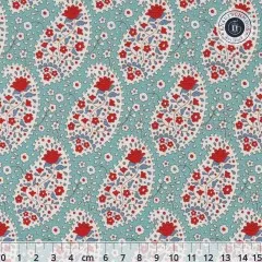 Tilda Baumwollstoff - Jubilee - Teardrop - Teal