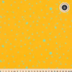 Tula Pink Baumwoll Designerstoff - True Colors - Space Sprinkles - Papaya