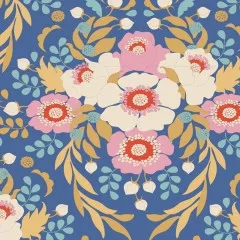Musterdetail "Anemone" Nahaufnahme ohne Lineal