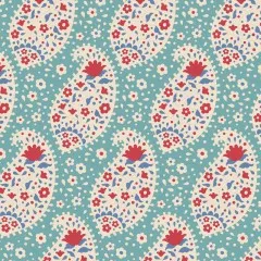 Musterdetail "Teardrop" Nahaufnahme ohne Lineal