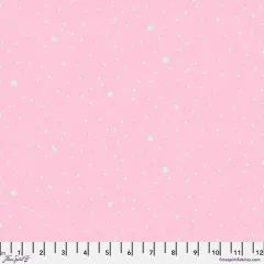 Nahaufnahme der Sterne, Halbmonde und Planeten in Mint auf Rosa
