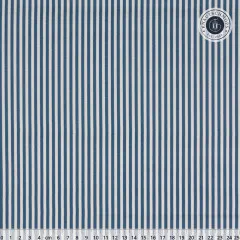 Riley Blake Baumwoll Designerstoff - 1/8" Stripe - Coastalblue