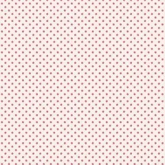 Nahaufnahme des feinen Tupfenmusters des Classic-Basics-Stoffs „Tiny Dots“ in Pink.