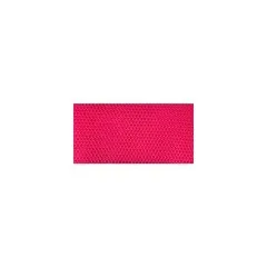 Der pinkfarbene Netzstoff einmal gefaltet, ohne Verpackung, zeigt Struktur und Fall des Materials.