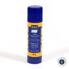 Odif 505 temporärer Klebestift für Stoff, Verpackung mit Produktbezeichnung und Füllmenge 36g