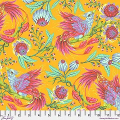 Tula Pink Baumwoll Designerstoff - Legendary - Hot Wings - Dandelion