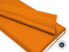 Art Gallery Fabrics Pure Solids Gingerbread, oranger Baumwollstoff auf Stoffballen gefaltet