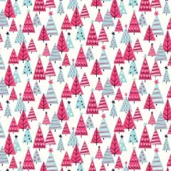 Vollständige digitale Rapportdarstellung des Weihnachtsbaum-Musters, ohne Maßstab.