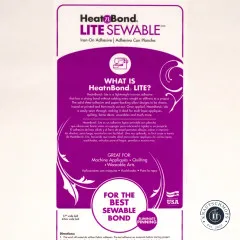 Aufgerolltes HeatnBond Lite auf Trägerpapier