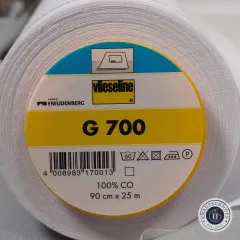 Gewebeeinlage Vliesrolle mit detailliertem Produktetikett G 700
