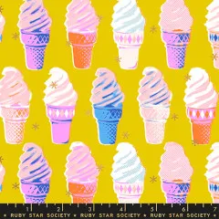 Ruby Star Society - Best Day Ever - Ice Cream Novelty Kitsch Retro Vintage - Metallic Golden
