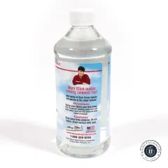 Rückseitenetikett der Best Press "Scent-Free" mit Foto von Mary Ellen und Anwendungshinweisen.