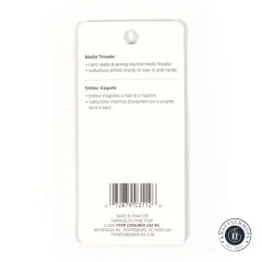 Rückseite der Verpackung mit Produktbeschreibung und Strichcode