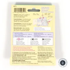 Rückseite der Verpackung mit Bedienungsanleitung in vier Sprachen