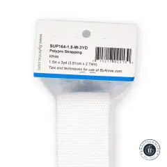 Verpackungsrückseite mit Artikelnummer, Maßangabe (3,81 cm × 2,74 m) und Barcode