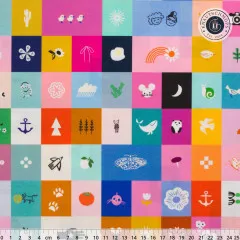 Ruby Star Society - Selvedge Magic Multi - Magic Icons